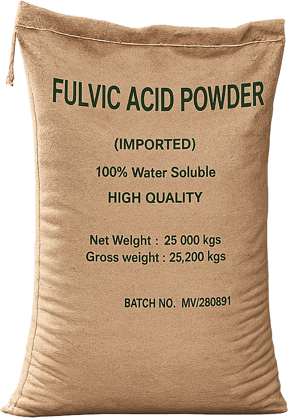 Fulvic Acid Powder 25 kg HDPE Bag